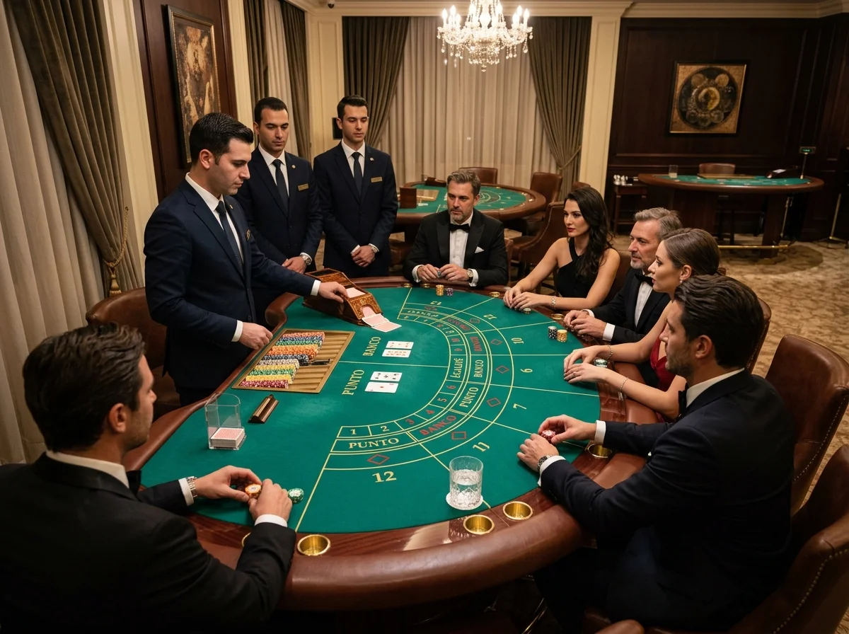 Baccarat Punto Banco τραπέζι
