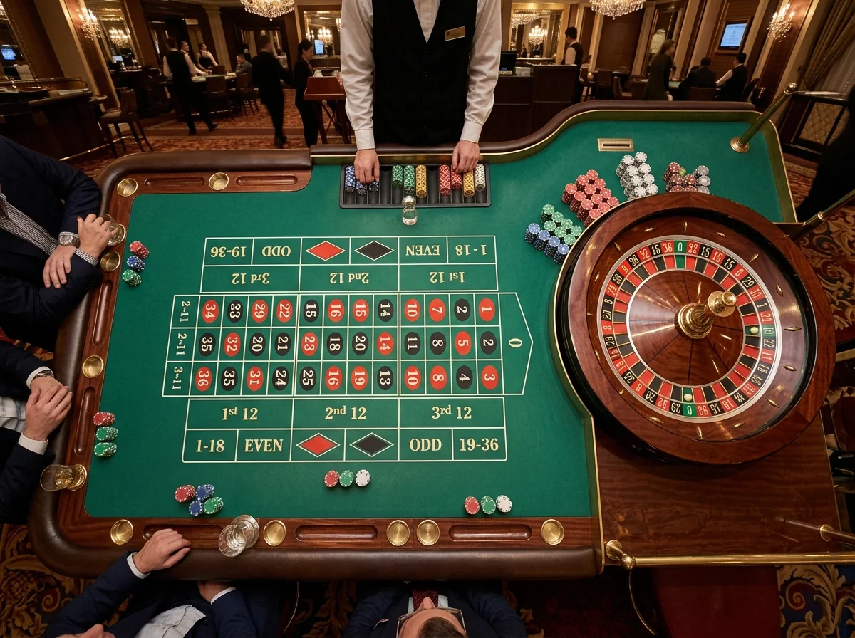 European Roulette τραπέζι